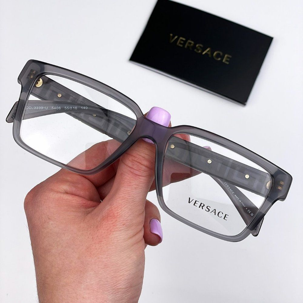 Versace Gray Glasses